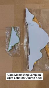 Lampion Lebaran Warna Warni Lampion Lipat Hari Raya Idul Fitri Lampion Lancip Lentera Ramadhan