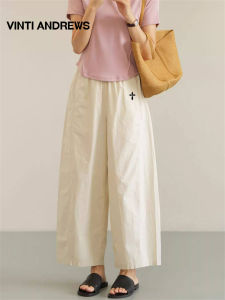 Washed Fashion 9-Inch Hem Sickle Leg Design Loose Wide Balloon Trousers