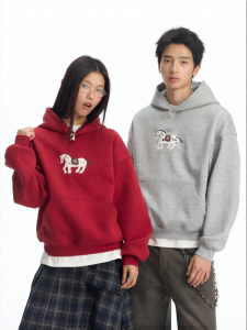 JNXS | Minimalist Embroidered Hoodie