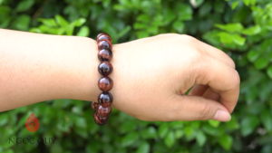 Vòng tay đá thạch anh mắt hổ nâu đỏ hợp mệnh Hỏa & Thổ - NQ Jewelry