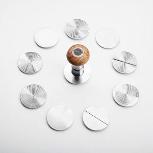 [The Force Tamper] Nguyên Lực Búa Đập Bột The Force Tamper] Máy Ép Bột Cà Phê Chất Lượng Cao Đế Cong Và Đáy Hồ Quang Thiết Kế Châu Âu Vòng Tròn Đồng Tâm Màu Hồng Phấn - Lazada