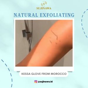 BUNDLING 6 Pcs Sujinawa Kessa Glove Free 3 Pcs Kessa Glove - Sarung Tangan Scrub Pembersih Kulit Mati dan Daki - Exfoliating Scrub