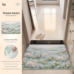 BEIAISI | Easy Clean Waterproof Leather Door Mat