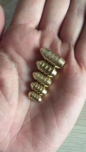 5Pcs/lot Bullet Shape Stainless Brass Sinker 1.8g/3.5g/5g/7g/10g Weight For Fishing Hook Texas Rig Fishing Accessories Tools