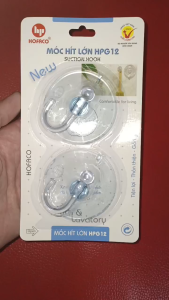 Móc treo hít tường loại to HOFACO  HPG12 _ móc treo hít chân không móc treo hít gạch men móc treo hít kính