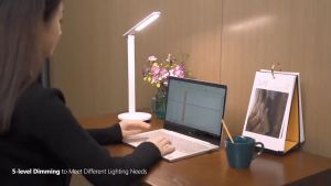 Yeelight Rechargeable Folding Desk Lamp Portable LED Desk Learning Adjustable Light Dormitory Reading Lampu Meja Belajar Bekerja