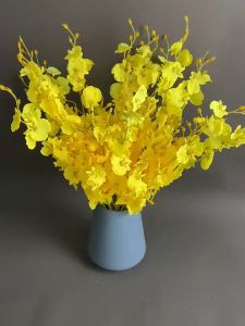 Bunga Anggrek Artificial Daun Plastik Orchid Artificial Flower Hiasan Dekorasi Pernikahan BG30