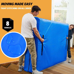 Waterproof Mattress Storage Bag For Moving and Storage - Reusable Heavy Duty Oxford Mattress Bag Twin Full Queen King Size
