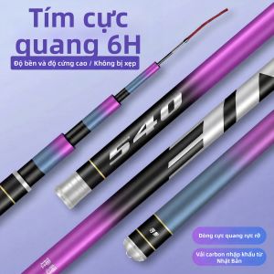 JINGZHANLI | Cần Câu Cá Chép Siêu Nhẹ Siêu Cứng 19T