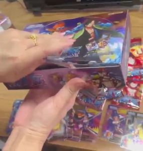 180PCS/BOX One Piece Collection Cards Anime Luffy Zoro Nami Chopper TCG SP set rare discount cartoon character childrens toy gift