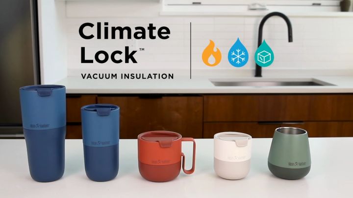 Klean Kanteen Tumbler Rise 26oz – Couleur émail D’automne – Couvercle Rabat