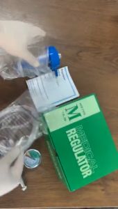 Oxygen Regulator With Pressure Gaugemedical Oxygen Tank Medical Kit With Wrench And Nasal Cannula