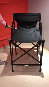 Portable makeup chair with side pocket High director chair fishing stool Camping chair Lounge chair