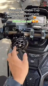 ✅Delivery 24 hours✅Foldable Motorcycle Water Cup Holder Turntable Anti-Shaking Water Bottle Holder Drink Rack Universal for Bicycle E-bike