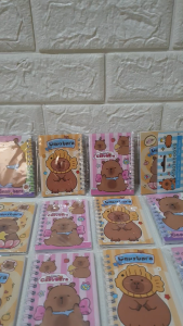 (PER 4PCS) NOTE MINI / NOTE BOOK MINI RENTENG CAPIBARA KAPIBARA IMUT LUCU