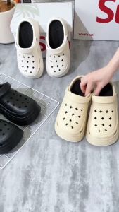 Sandal Baim Wedges YESPLUS Tinggi 7 CM Motif Polos Elegant EVA Rubber Import 1288-1