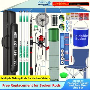 KUANGDIAOLANG | Beginner Fishing Rod Set Outdoor