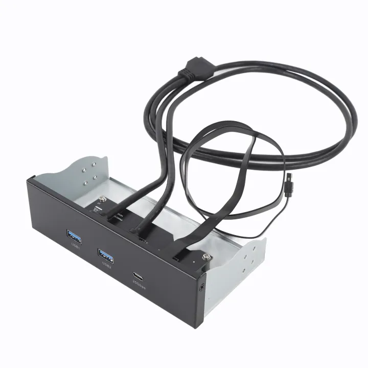 USB Front Panel Hub GEN2x2 USB A TYPE C 3 Ports 5.25 Inch 19 Pin 20Gbps ...