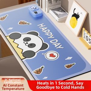 Heated Mouse Pad 2024 New Cute High Aesthetic Office Warm Desk Essential Heat Learning Warm Hands 1827 Home Use Warmth