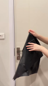 ถุงขยะดำ skd เหนียว ไร้กลิ่น ผลิตในไทย โรงงานไทย แบบพับ lite ถุง ขยะ สีดํา ดํา fts.mall