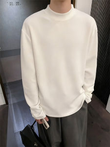 Warm Thermal Underwear Mens Long Sleeve T-Shirt Half-high Collar