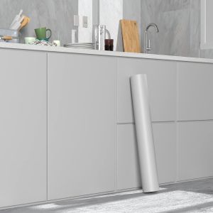 2/3/6m Matte Wallpaper White/Grey/Black Vinyl Self-Adhesive for Wall Shelf Liner Table Door Living Room Contact Paper Wall Decor