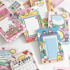 Cute Portable A7 Size Note Tearable Memo Non-sticky Adhesive Notebook Lovely Reminder Page Business Stationery Supplies