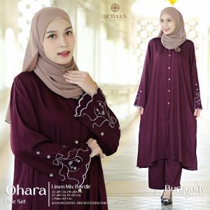 ONESET BY TULUS SETELAN KELELAWAR FREE SIZE RAYON MOTIF MIX KULOT