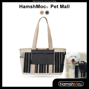 HamshMoc Soft Sided Pet Carrier Waterproof Pet Backpack Ventilated for Traveling Hiking Camping for Cats Dogs and Small Animals Airline Approved