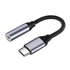 USB C to 3.5mm Audio Aux Jack Cable Type C to 3.5mm Aux Headphone Stereo Cord USB C to Aux Audio Dongle Cable Cord