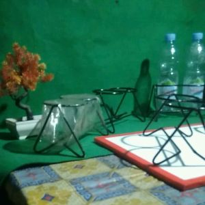 Stand/Dudukan Tempat Minyak 2in1 dan Rak Botol/Tempat Botol 2 in 1 Serbaguna Termurah
