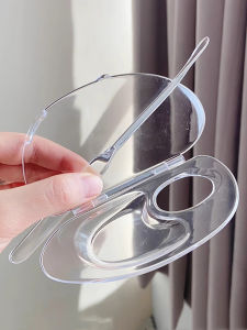 Cloud Surface Acrylic Transparent Foundation Liquid Palette Storage Concealer Lipstick Washable Makeup Artist Special Use