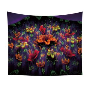 VIKAMA Fantasy Starry Sky Tree Tapestry Treo Tường Polyester Trang Trí Nhà Cửa Cho Phòng Ngủ Phòng Khách Ký Túc Xá - Chủ Đề Phép Thuật Của Yêu Tinh Rừng