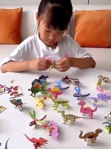 25 Pcs Mainan Edukasi Mini Puzzle Busa 3D Mainan Anak Edukatif Bongkar Pasang Ringan dan Aman