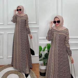 BEST SELLER CLARA DRESS GAMIS TERBARU LEBARAN 2025 DRESS CANTIK MOTIF SWAROVSKY BAYAR DI TEMPAT