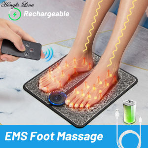 Electric Foot Massager Mat Rechargeable Foot Massage Pad Folding Portable Home Use Massage Tools Relieve Foot Pain Health Care