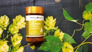 Viên uống mầm đậu nành Healthy Care Super Lecithin 1200mg đẹp da cân bằng nội tiết tố - Lọ 100v