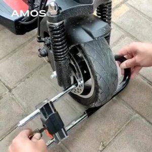 Khóa phanh đĩa xe máy chống trộm chất liệu thép nguyên khối thiết kế thông minh an toàn