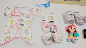 HOMIE Customized Newborn Baby Gift Set Box / Personalized Baby Hamper / Welcome Baby Boy Girl Gifts