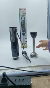 เครื่องปั่นมือถือ เครื่องปั่นแบบมือถือ 4in1 Handheld blender เครื่องปั่นอาหารสแตนเลส ใช้งานสะดวก เครื่องผสมอาหาร เครื่องผสมอาหารแบบมือถือ เครื่องตีไข่ Hand Mixer Hand Blender สามารถใช้ในอาหารแป้งแป้งไข