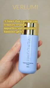 Verlumi Radiance Enhancing Toner for Face Skincare 100ml - Gentle Formula for Luminous Glow- Comfort