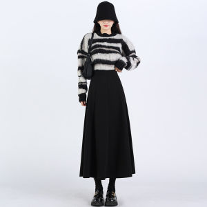 Stylish Petite High Waist Skirt