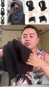 Coral Fleece Hood Scarf & Windproof Thick Cap: Outdoor Sports Cycling Hat for Men & Women