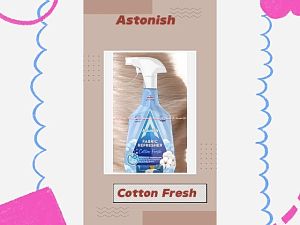 Astonish Fabric Refreshener 750ml: Pengharum Pakaian Cotton Fresh & Sprayer