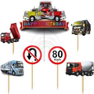 Toper Karakter Murah Hiasan Kue Ulang Tahun Tusukan