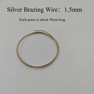 Silver Solder Wire Sheet for Jewelry Making High Medium Low Temperature DIY Welding Supplies Ring Bracelet Repair BeginnersHobby