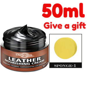 50g Leather Edge Repair and Color Restoration Cream - Fast drying durable smooth to the touch formula for worn edges peeling