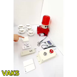 Bộ chuông báo khói MR10 không dây thông minh - còi có 3 tiếng báo động khác nhau_ điều chỉnh âm lượng lớn nhỏ RF433mhz