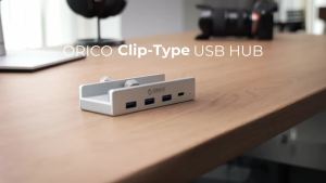 ORICO | ORICO USB 3.2 Hub 6-Port Expansion with Power Connector 10Gbps Protocol High-Speed Transmission SD TF Card Fast Reading