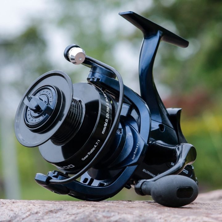 burning shark fishing reel mg 7000 BURNING SHARK MG'7000 Series Reel Laut Spek Badak
